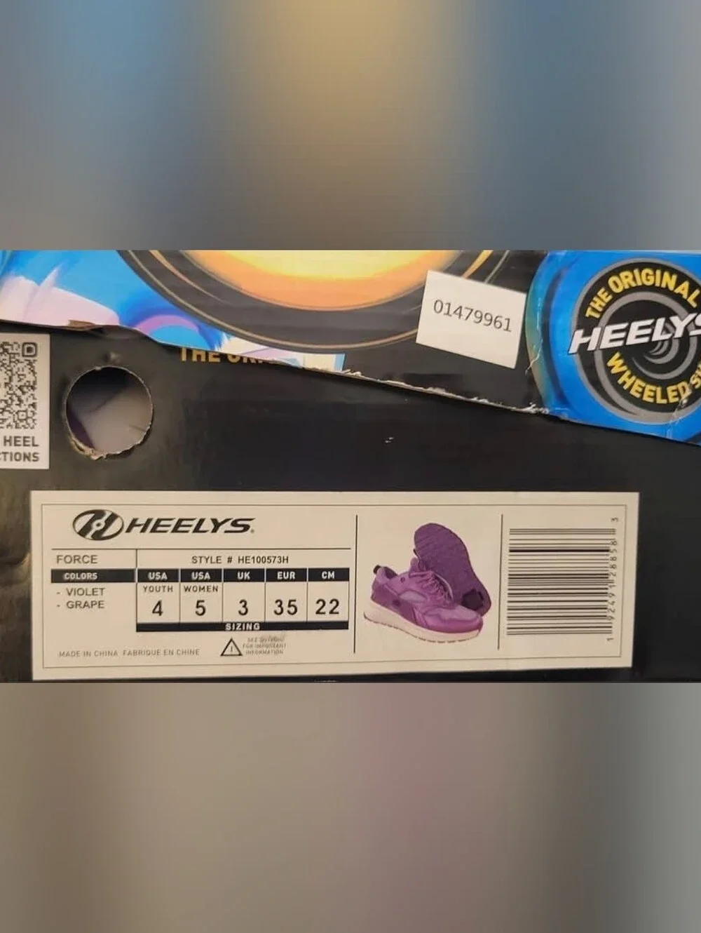 Girls Heelys Size 4